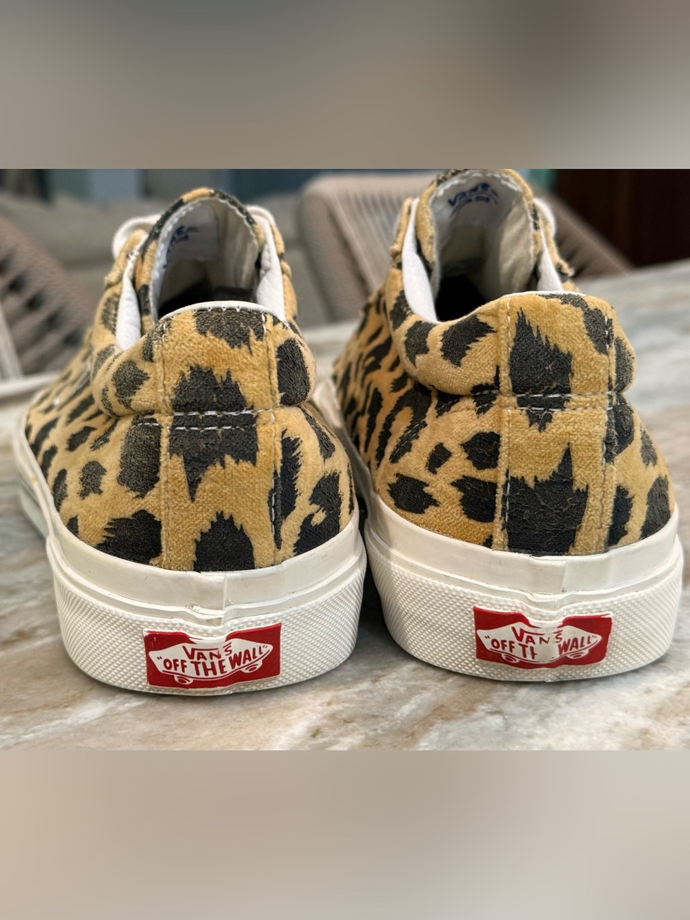 VANS Sid DX Anaheim Factory- leopard print sneakers- Size women’s 10/mens 8.5 - Picture 10 of 11